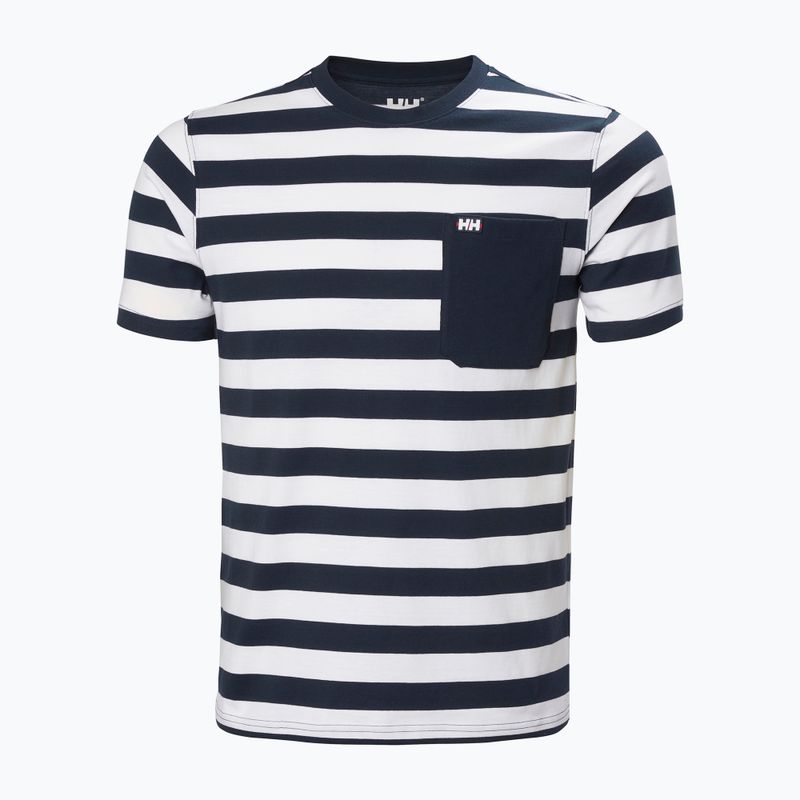Tricou pentru bărbați Helly Hansen Hudson navy stripe 4
