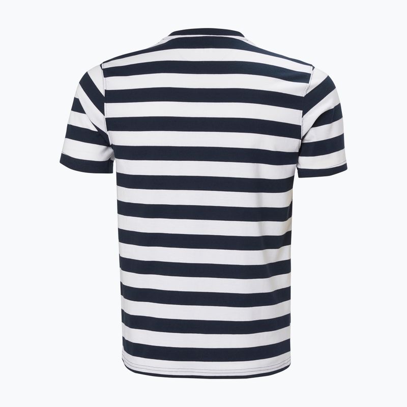 Tricou pentru bărbați Helly Hansen Hudson navy stripe 5