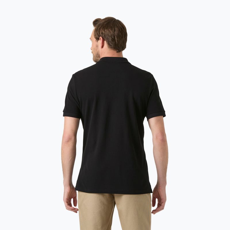 Tricou polo pentru bărbați Helly Hansen Elba Fitted Polo black 2