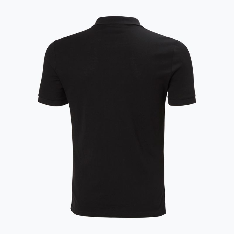 Tricou polo pentru bărbați Helly Hansen Elba Fitted Polo black 6