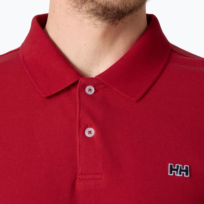 Tricou pentru bărbați Helly Hansen Hudson Polo red 3