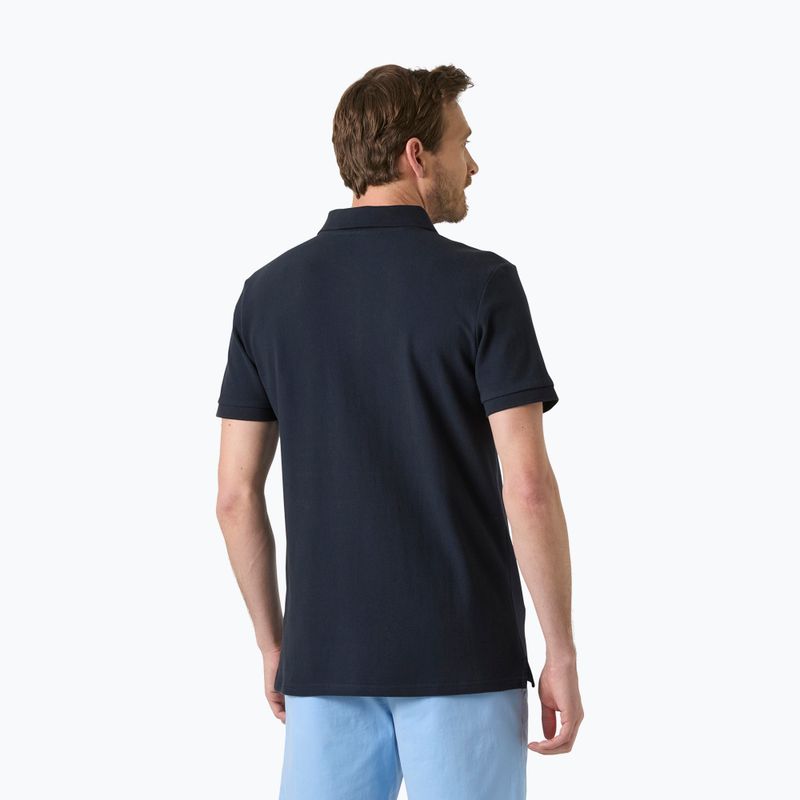 Tricou pentru bărbați Helly Hansen Hudson Polo navy 2