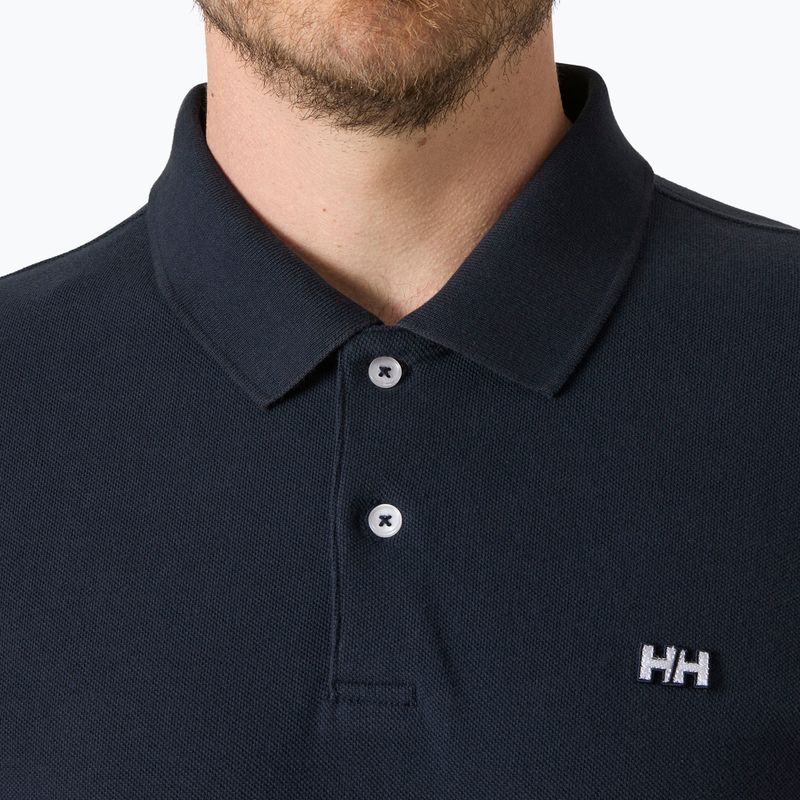 Tricou pentru bărbați Helly Hansen Hudson Polo navy 3