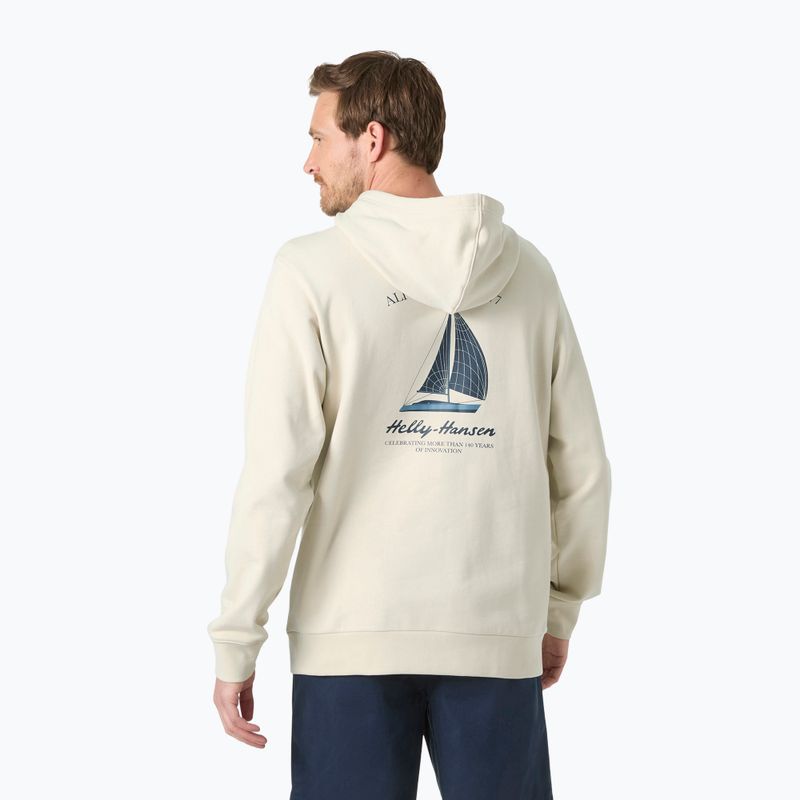 Bluză pentru bărbați Helly Hansen Shoreline Hoodie cream 2