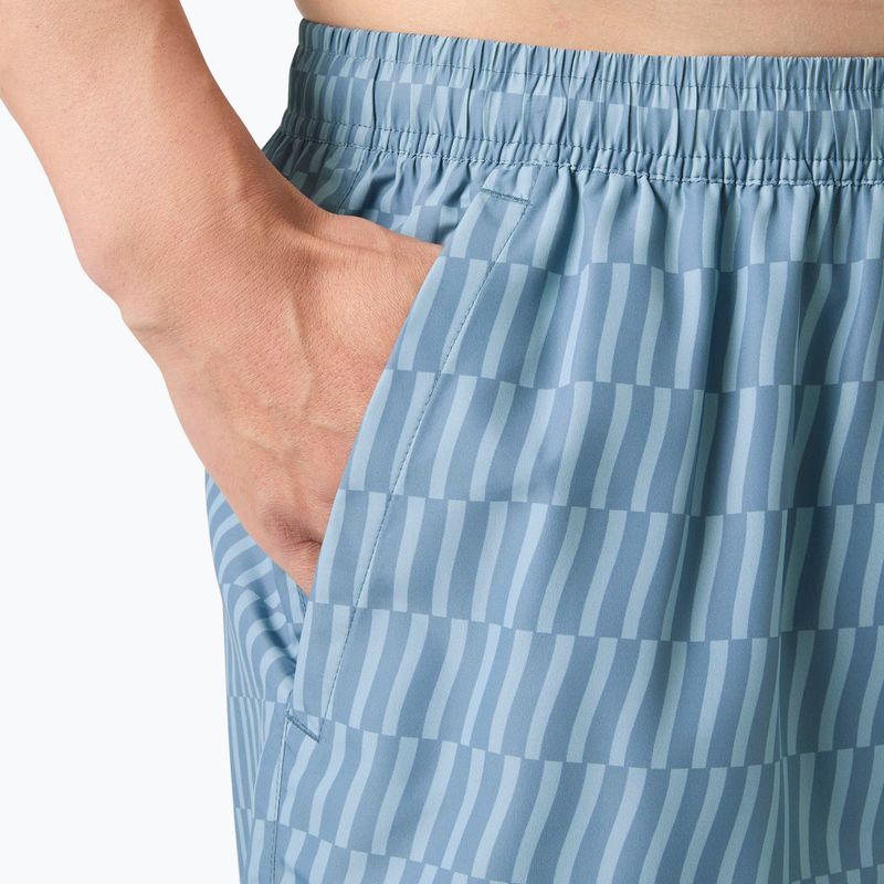 Pantaloni scurți de navigație pentru bărbați Helly Hansen Newport Trunk 4.5" washed navy offset stripe 5