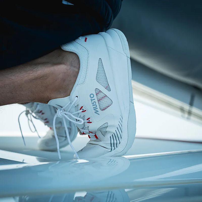 Încălțăminte pentru bărbați Musto Dynamic Race off white 5