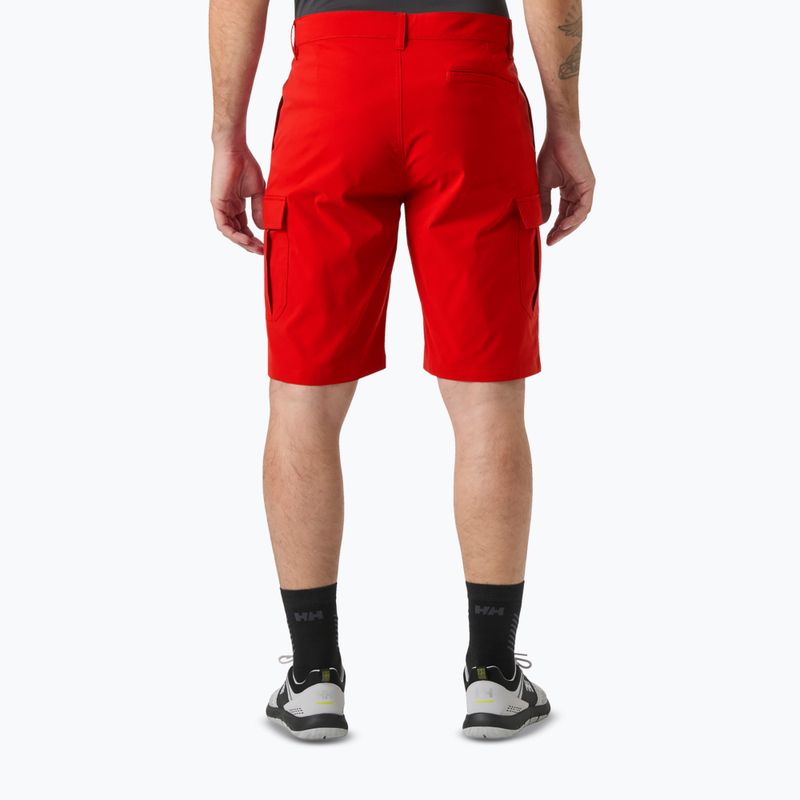 Pantaloni scurți de navigație pentru bărbați Helly Hansen QD Cargo 11" red 2