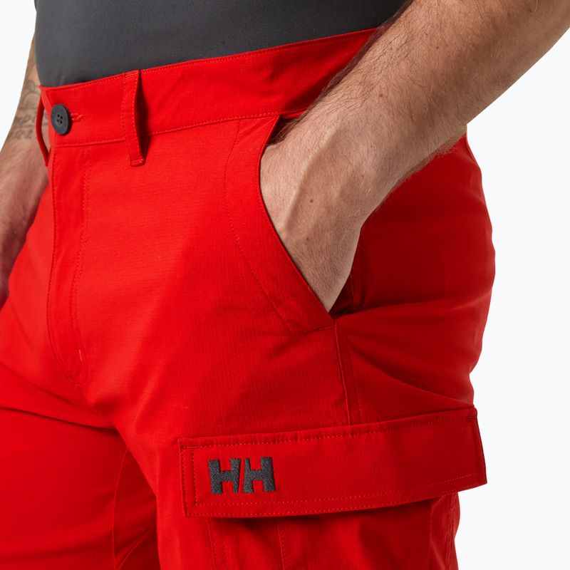 Pantaloni scurți de navigație pentru bărbați Helly Hansen QD Cargo 11" red 3