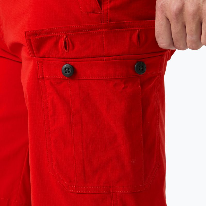 Pantaloni scurți de navigație pentru bărbați Helly Hansen QD Cargo 11" red 4