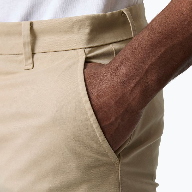Pantaloni scurți de trekking pentru bărbați Helly Hansen Bryggen Chino khaki 3