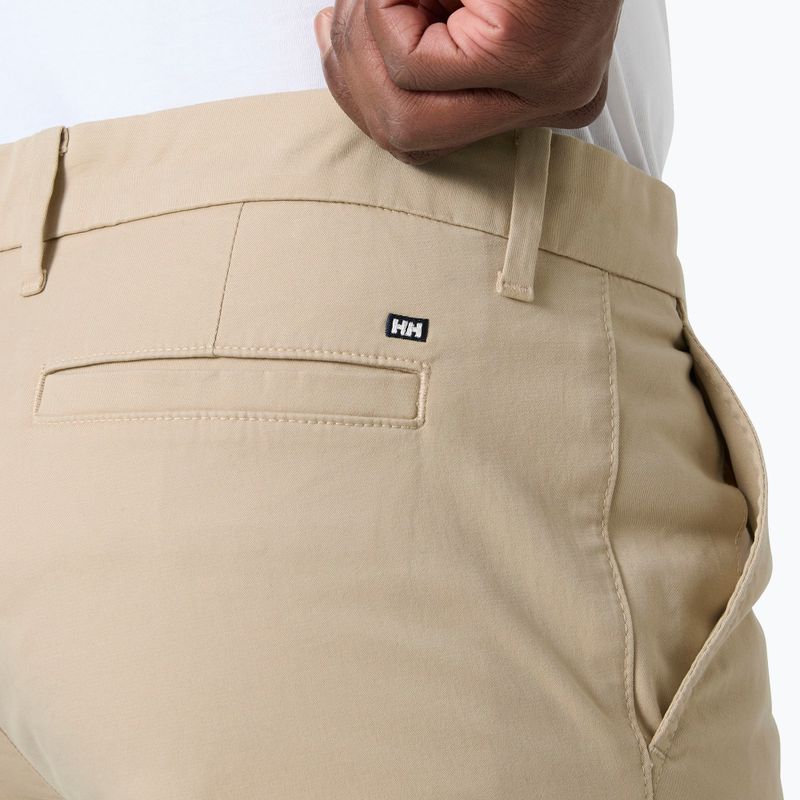 Pantaloni scurți de trekking pentru bărbați Helly Hansen Bryggen Chino khaki 4
