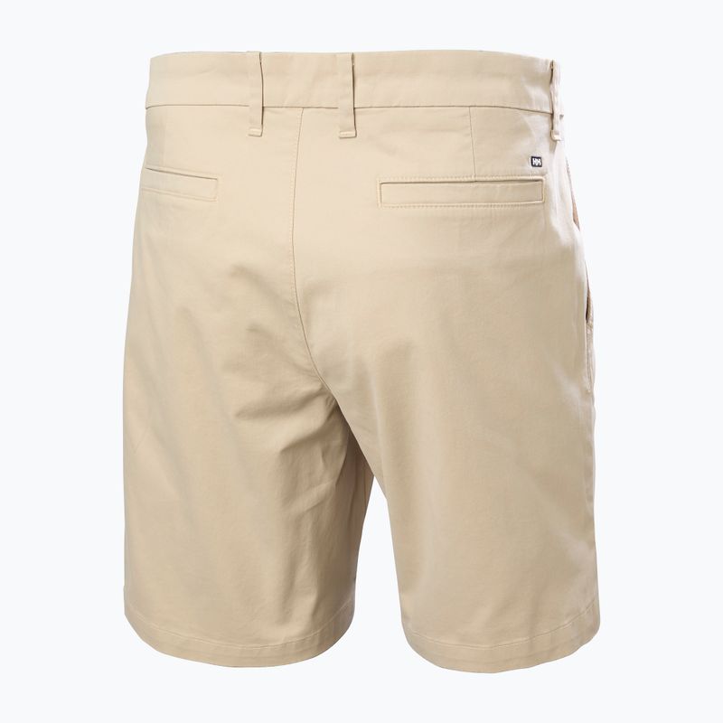 Pantaloni scurți de trekking pentru bărbați Helly Hansen Bryggen Chino khaki 6