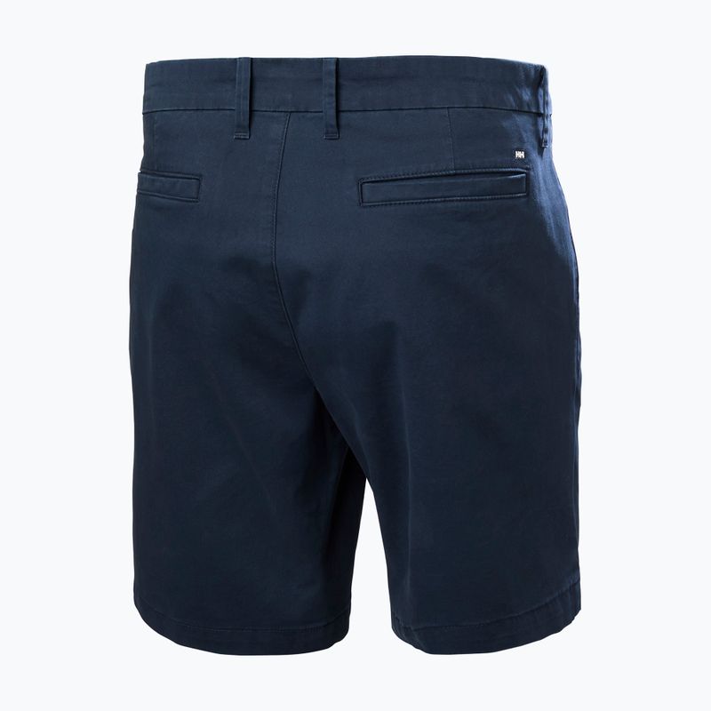 Pantaloni scurți de trekking pentru bărbați Helly Hansen Bryggen Chino navy 6