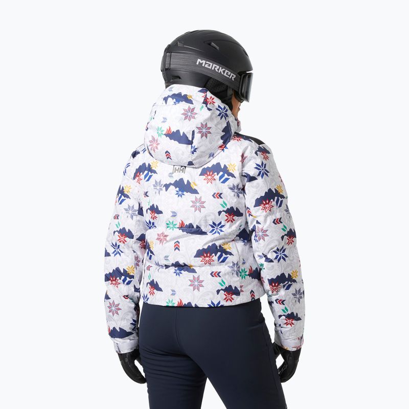 Geacă de schi pentru femei Helly Hansen Kvitfjell Race Short Puffy white crescendo 2