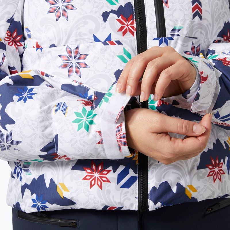 Geacă de schi pentru femei Helly Hansen Kvitfjell Race Short Puffy white crescendo 6