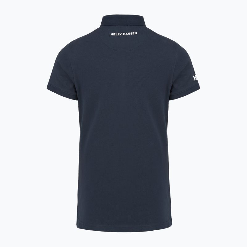 Tricou polo pentru femei Helly Hansen Crew Polo Pique navy 2