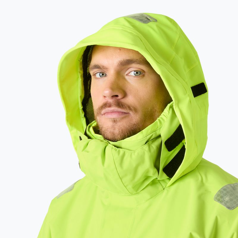 Geacă de navigație pentru bărbați Helly Hansen Skagen Offshore luminous green 3