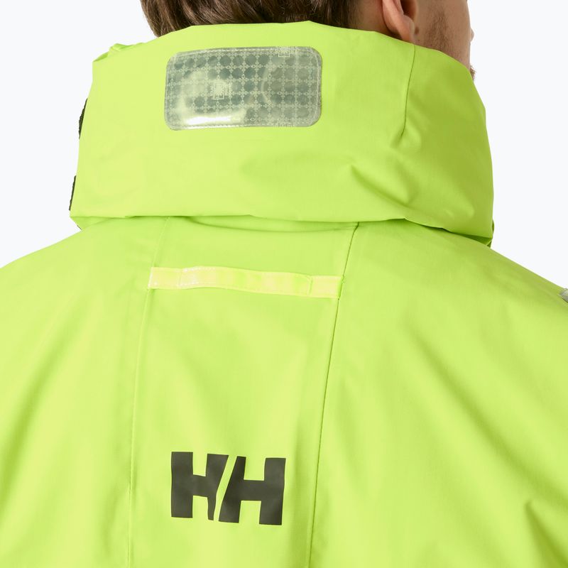 Geacă de navigație pentru bărbați Helly Hansen Skagen Offshore luminous green 5