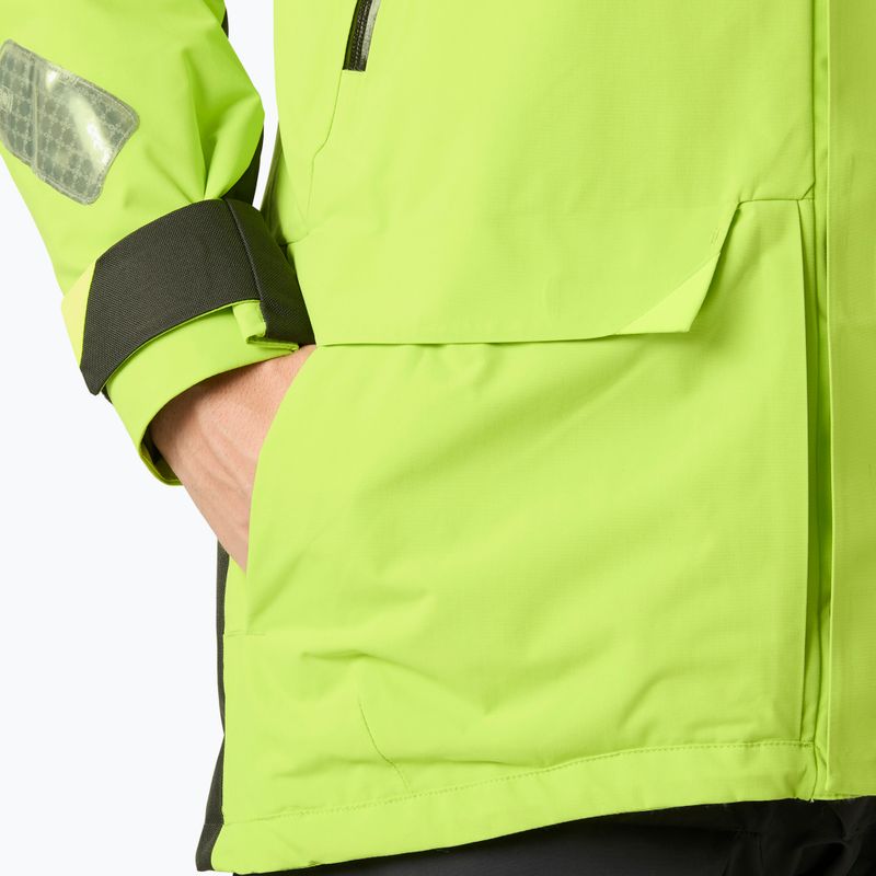 Geacă de navigație pentru bărbați Helly Hansen Skagen Offshore luminous green 9