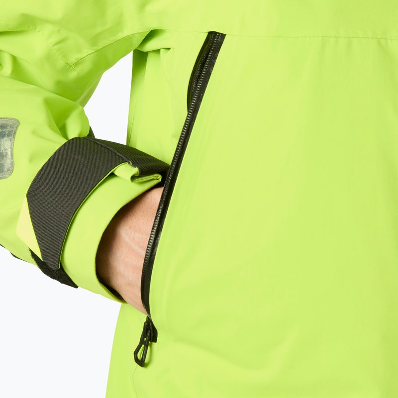 Geacă de navigație pentru bărbați Helly Hansen Skagen Offshore luminous green 10