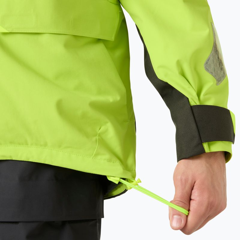 Geacă de navigație pentru bărbați Helly Hansen Skagen Offshore luminous green 11