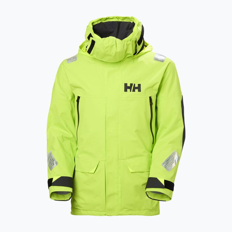 Geacă de navigație pentru bărbați Helly Hansen Skagen Offshore luminous green 12