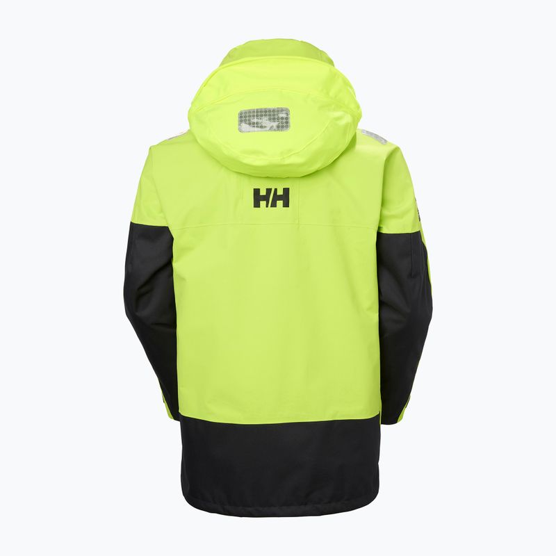 Geacă de navigație pentru bărbați Helly Hansen Skagen Offshore luminous green 13