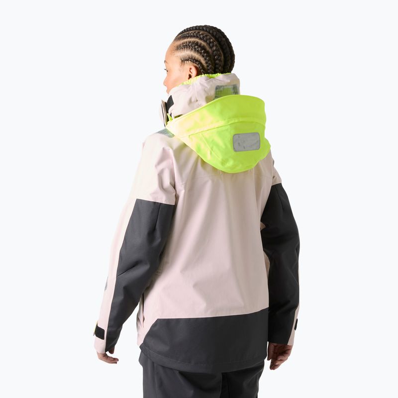 Geacă de navigație pentru femei Helly Hansen Skagen Offshore pinkshake 2