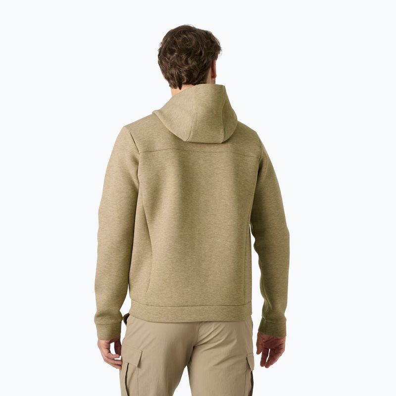 Bluză de navigație pentru bărbați Helly Hansen HP Ocean Full Zip 2.0 sepia melange 2