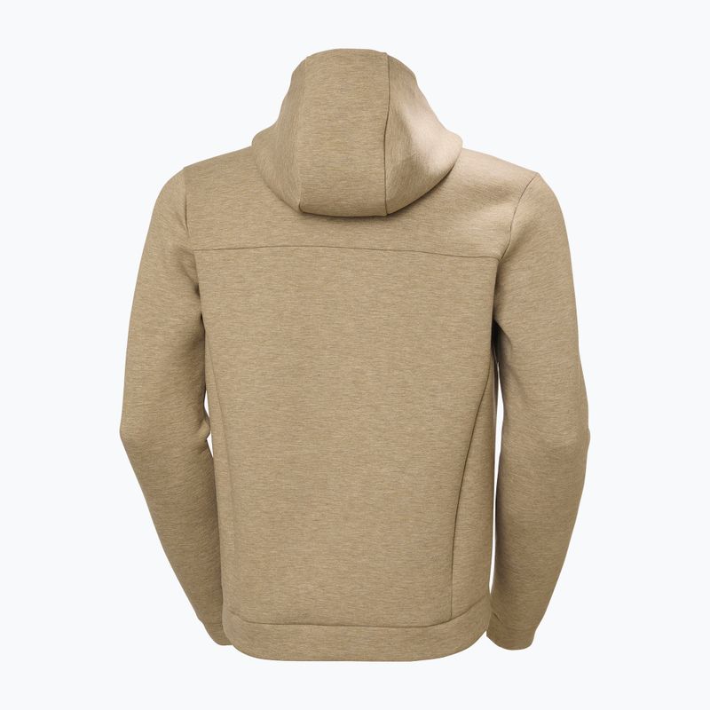 Bluză de navigație pentru bărbați Helly Hansen HP Ocean Full Zip 2.0 sepia melange 6