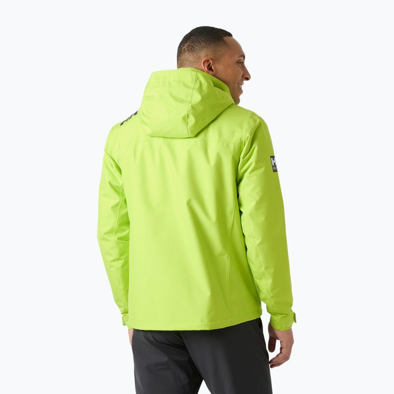 Geacă de navigație pentru bărbați Helly Hansen Crew Hooded Midlayer 2 luminous green 2