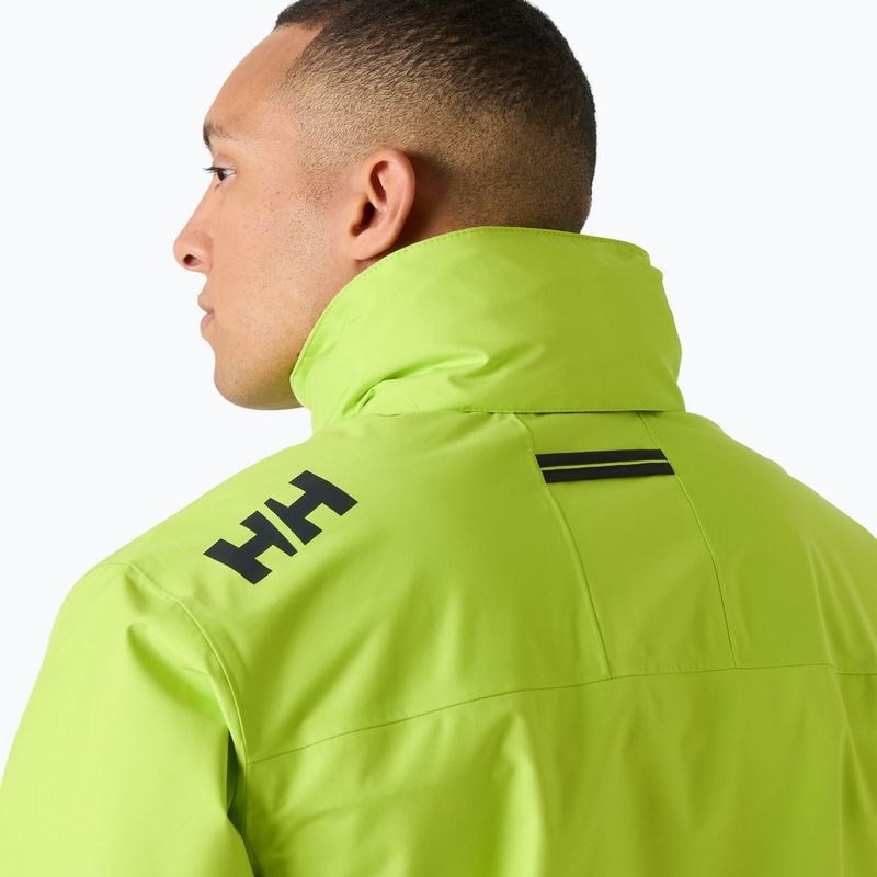 Geacă de navigație pentru bărbați Helly Hansen Crew Hooded Midlayer 2 luminous green 4