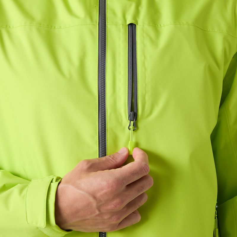 Geacă de navigație pentru bărbați Helly Hansen Crew Hooded Midlayer 2 luminous green 7