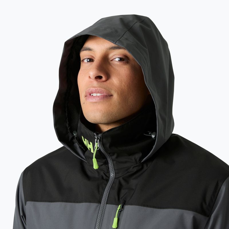Geacă de navigație pentru bărbați Helly Hansen Crew Hooded Midlayer 2 thunder grey 3