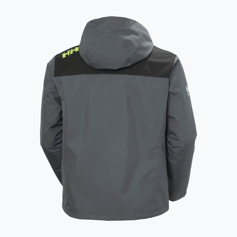 Geacă de navigație pentru bărbați Helly Hansen Crew Hooded Midlayer 2 thunder grey 10