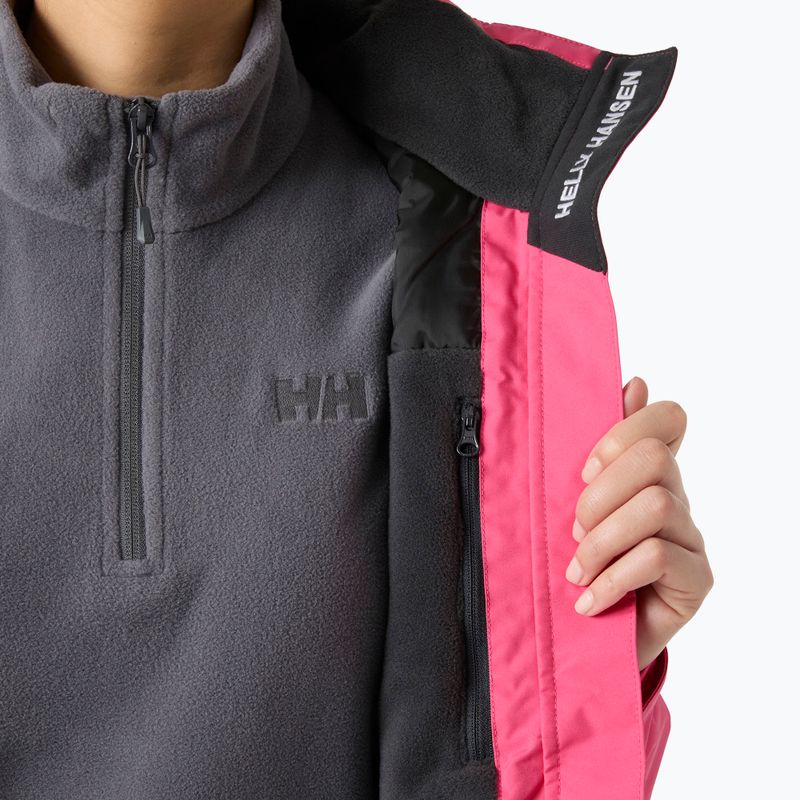 Geacă de navigație pentru femei Helly Hansen Crew Hooded Midlayer 2.0 hot pink 5