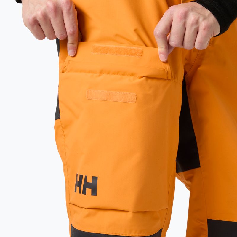 Pantaloni de navigație pentru bărbați Helly Hansen Pier 4.0 Bib ignite orange 4