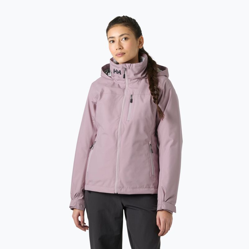 Geacă de navigație pentru femei Helly Hansen Crew Hooded Pile purple clay