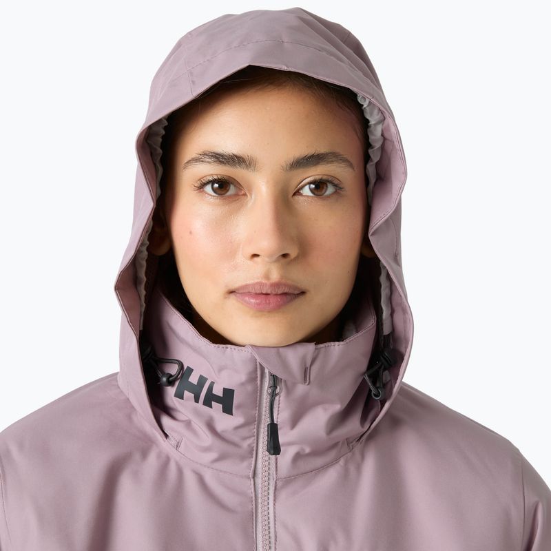 Geacă de navigație pentru femei Helly Hansen Crew Hooded Pile purple clay 3