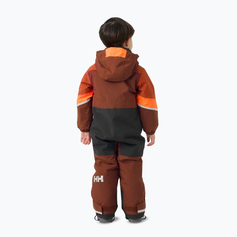 Combinezon de schi pentru copii Helly Hansen Rider 3.0 Ins iron oxide 4