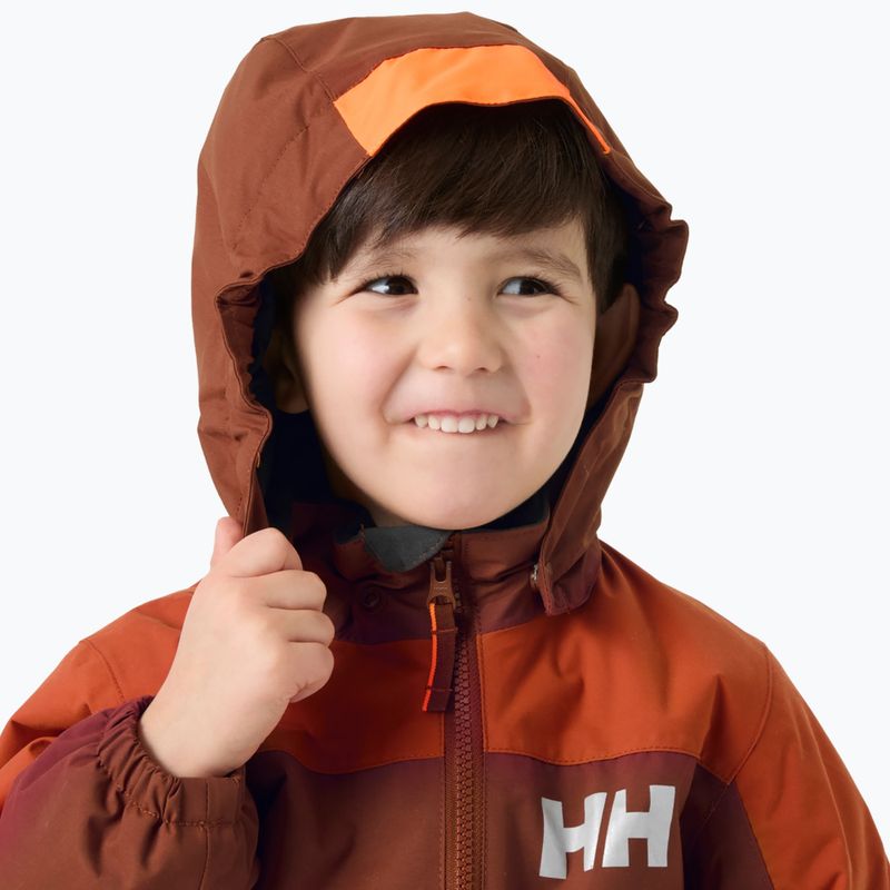 Combinezon de schi pentru copii Helly Hansen Rider 3.0 Ins iron oxide 5