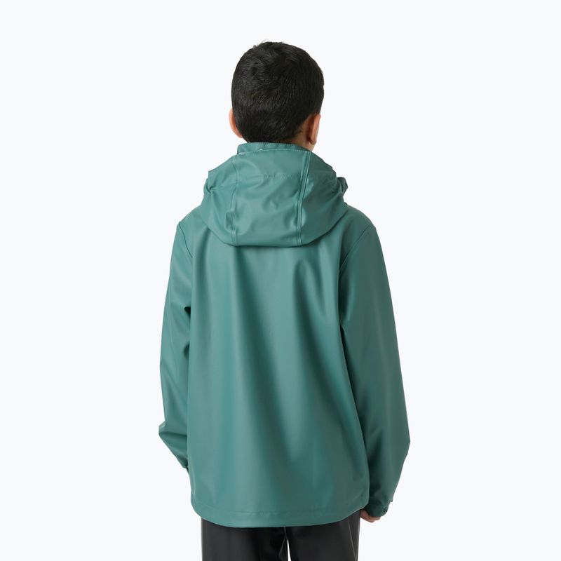 Geacă de navigație pentru copii Helly Hansen Moss opal green 2