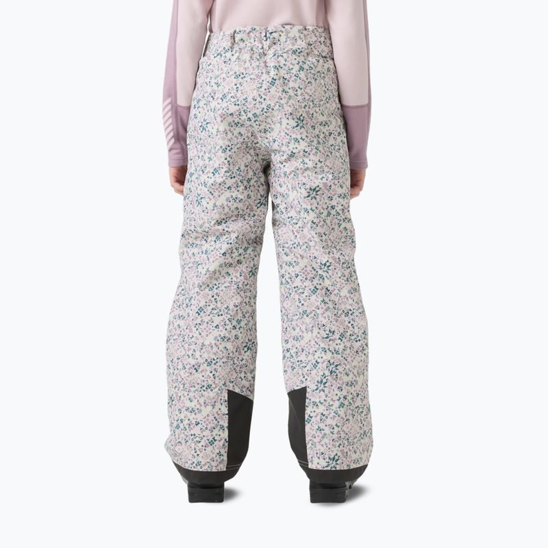 Pantaloni de schi pentru copii Helly Hansen Diamond purple clay aop 2