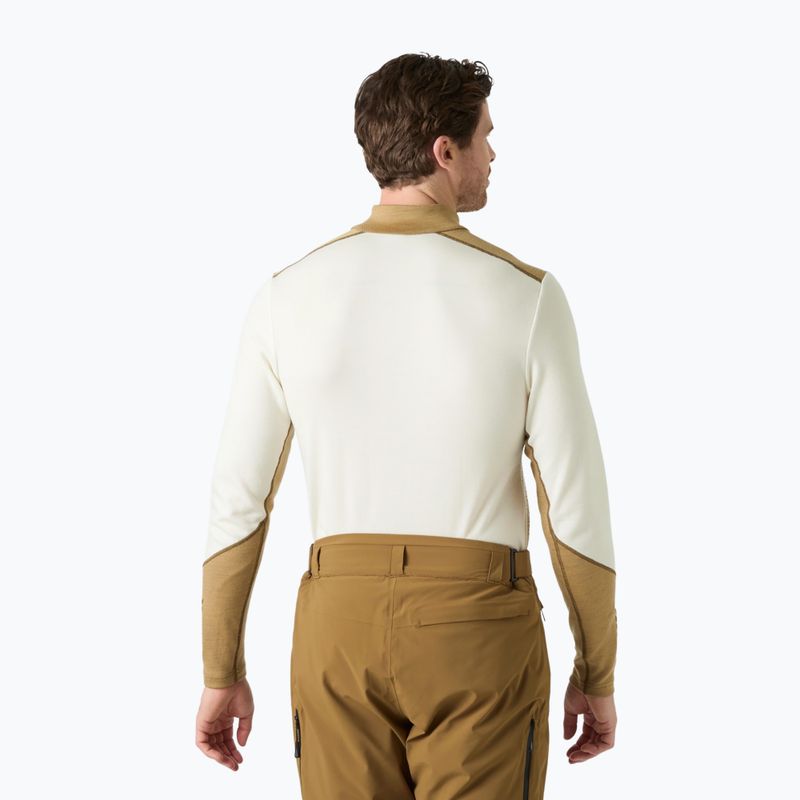 Bluză termoactivă pentru bărbați Helly Hansen Lifa Merino Midweight 1/2 Zip snow monogram aop 2