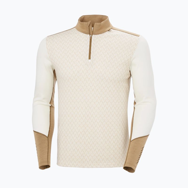 Bluză termoactivă pentru bărbați Helly Hansen Lifa Merino Midweight 1/2 Zip snow monogram aop 5
