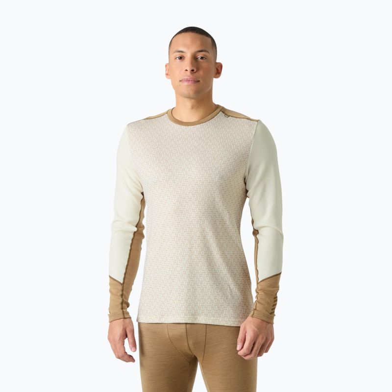 Bluză termoactivă pentru bărbați Helly Hansen Lifa Merino Midweight Crew snow monogram aop
