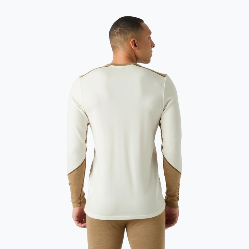 Bluză termoactivă pentru bărbați Helly Hansen Lifa Merino Midweight Crew snow monogram aop 2