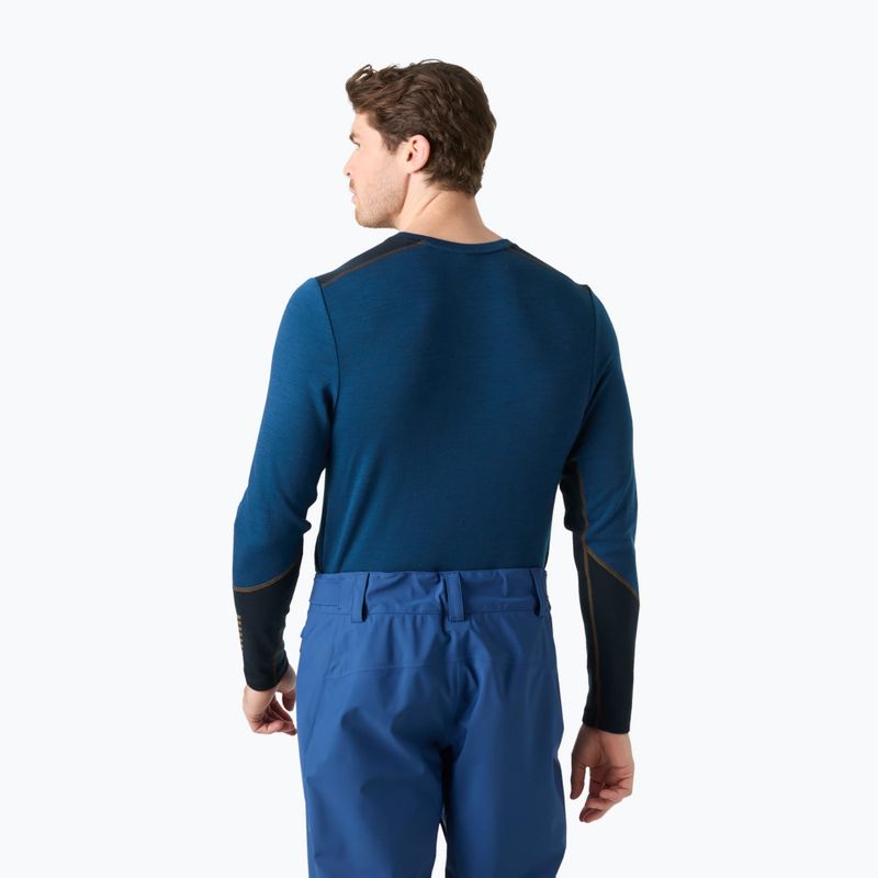 Bluză termoactivă pentru bărbați Helly Hansen Lifa Merino Midweight Crew dark blue 2