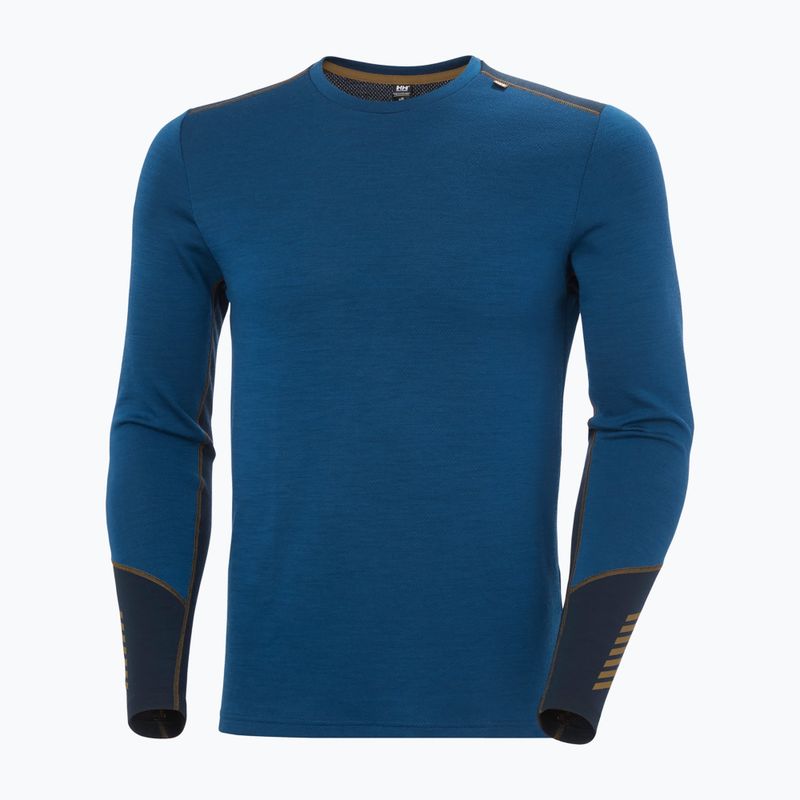 Bluză termoactivă pentru bărbați Helly Hansen Lifa Merino Midweight Crew dark blue 4