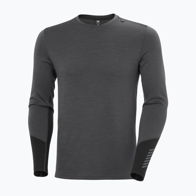 Bluză termoactivă pentru bărbați Helly Hansen Lifa Merino Midweight Crew thunder grey 5